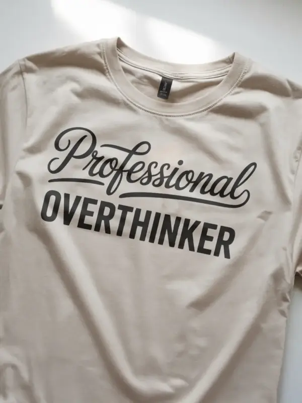 natural Lifestyle Professional Overthinker T-Shirt professional overthinker t-shirt