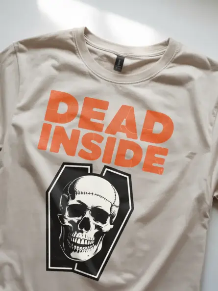 natural shirt Dead Inside – dead inside coffin t-shirt