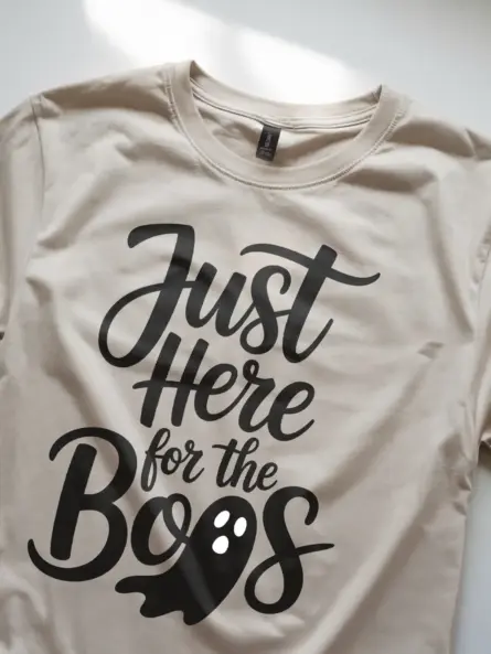 Just Here for the Boos Shirt – Funny Ghost Tee for Halloween Parties - Image 8
