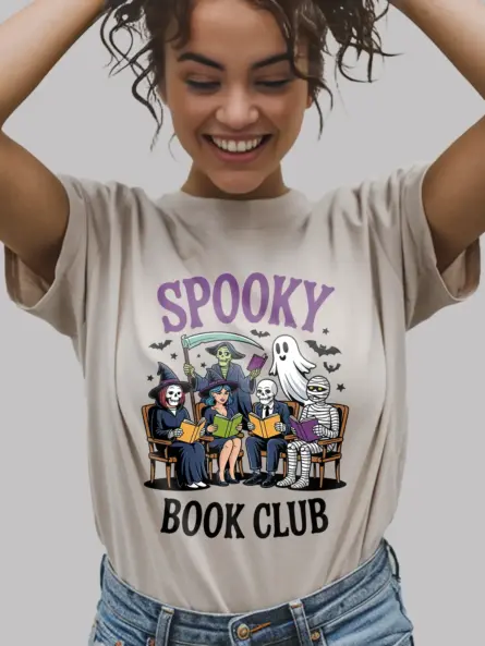 Legendary Spooky Book Club Shirt for Halloween - Image 6