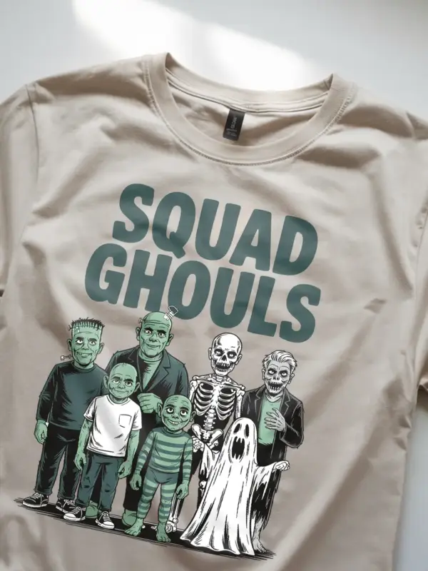 Lifestyle Shot natural Shirt Lifestyle – Squad Ghouls T-Shirt