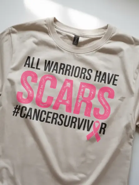All Warriors Have Scars Shirt – Empowering Cancer Survivor Tee - Image 12