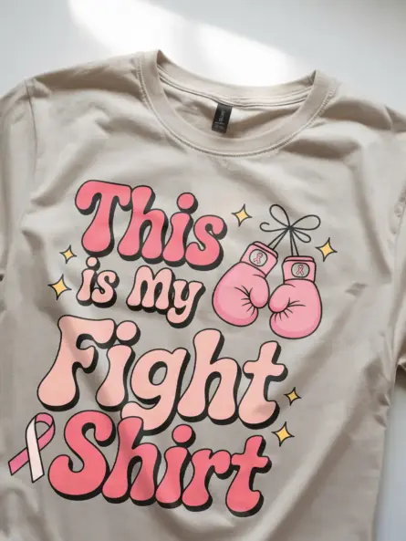 Empowering Breast Cancer Fight Shirt – “This Is My Fight Shirt” Design - Image 8