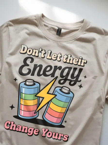 Don't Let Their Energy Change Yours T-Shirt - Image 8