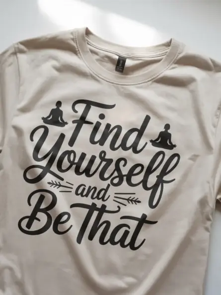 Empowering Find Yourself Meditation T-Shirt - Image 8