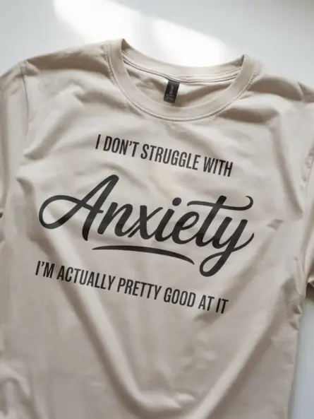 Funny Anxiety T-Shirt for Mental Health Pros - Image 8
