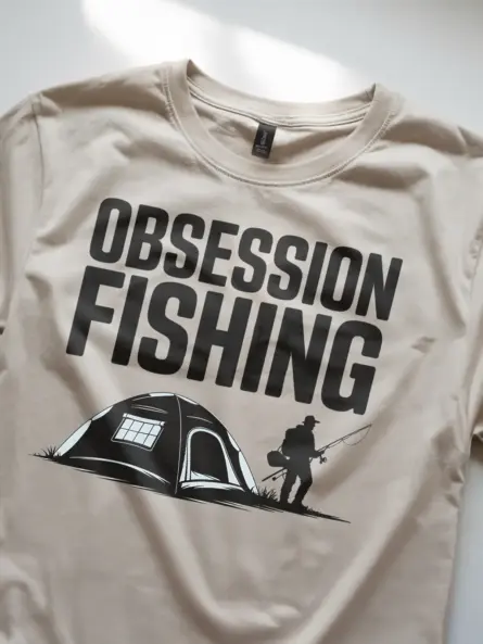 Minimalist Fishing Shirt – Bold Modern Outdoor Tee for Anglers - Image 9