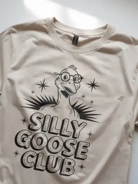 natural Lifestyle image navy silly goose club shirt perfect silly friend gift