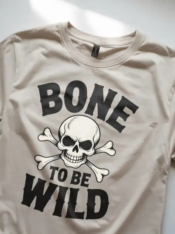 natural bone to be wild biker halloween shirt lifestyle photo