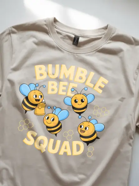 Bumble Bee Shirt – Vibrant Nature-Lover Squad Tee - Image 11