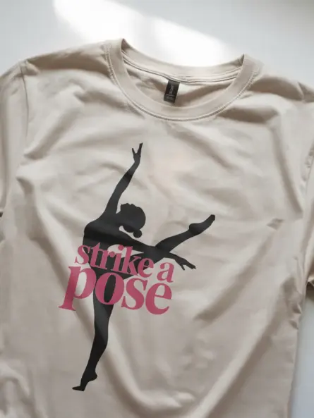 Strike a Pose Dance Pose T-Shirt for Performers & Students - Image 8