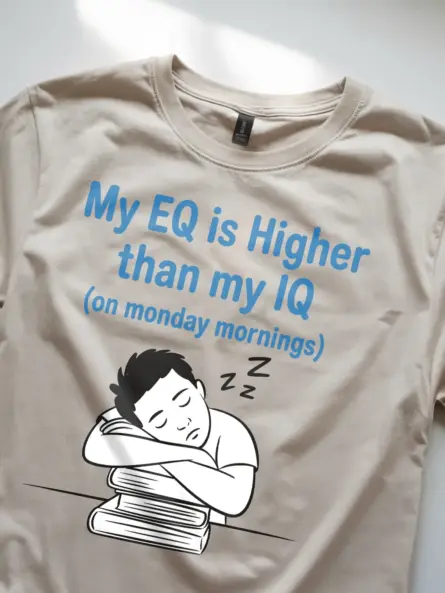 Emotional Intelligence Shirt – Funny EQ vs IQ Tee for Students & Introverts - Image 8