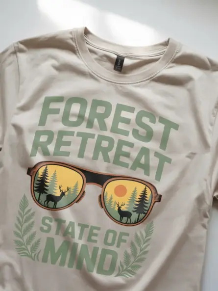Forest Retreat State of Mind T-Shirt - Image 8