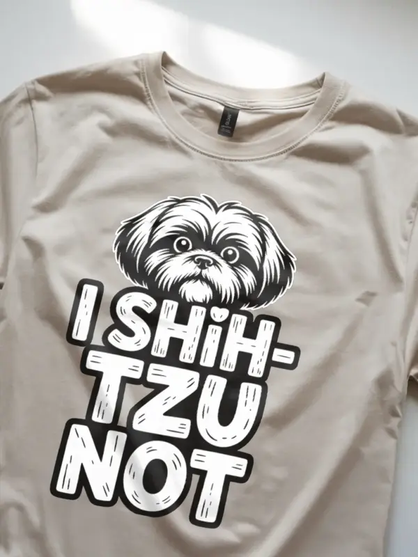 natural lifestyle – natural funny Shih Tzu shirt for dog lovers