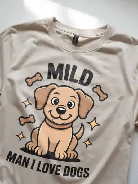 Mild Man I Love Dogs Shirt – Funny Dog Lover Tee for Men - Image 8