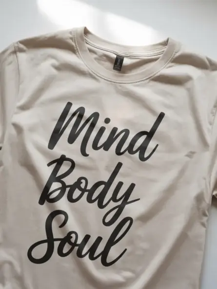 Mind Body Soul T-Shirt – Minimalist Wellness Tee for Mindful Living - Image 8