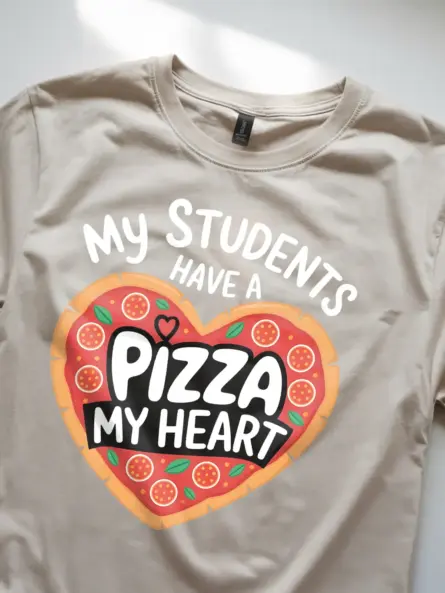 Adorable Pizza Teacher Shirt for Classroom Fun & Gift Giving - Image 8