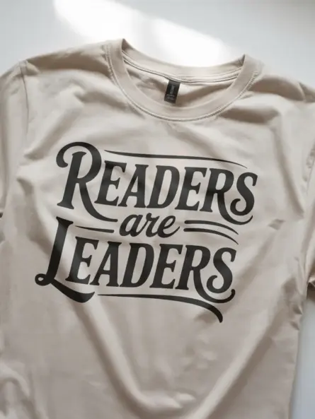Readers Are Leaders T-Shirt for Teachers - Image 3