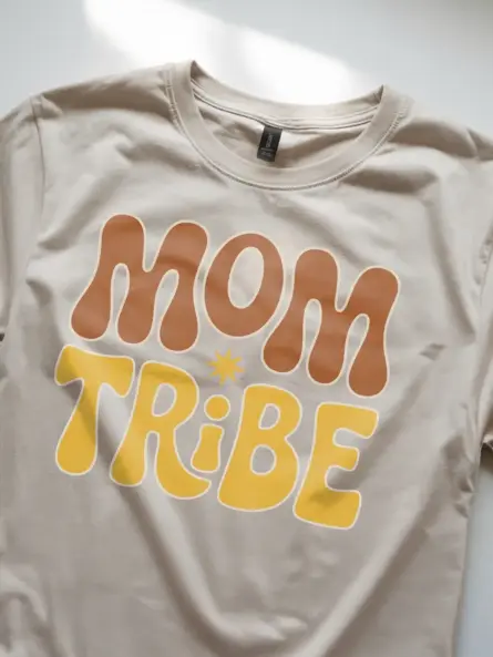 Retro Mom Tribe T-Shirt for Stylish Motherhood Groups - Image 8