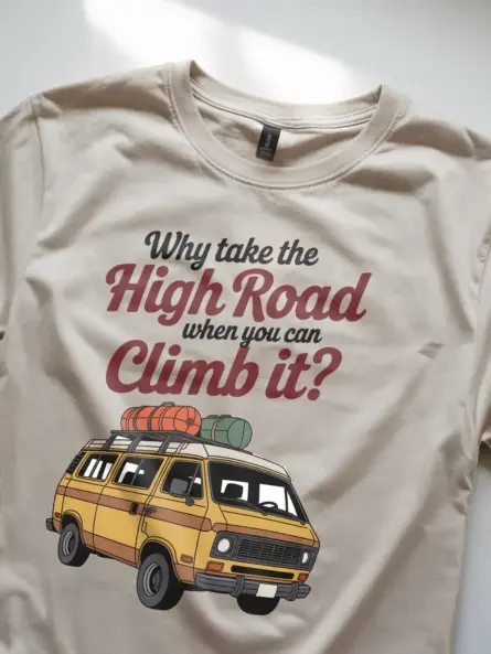 Retro Van Life Adventure T-Shirt - Image 8