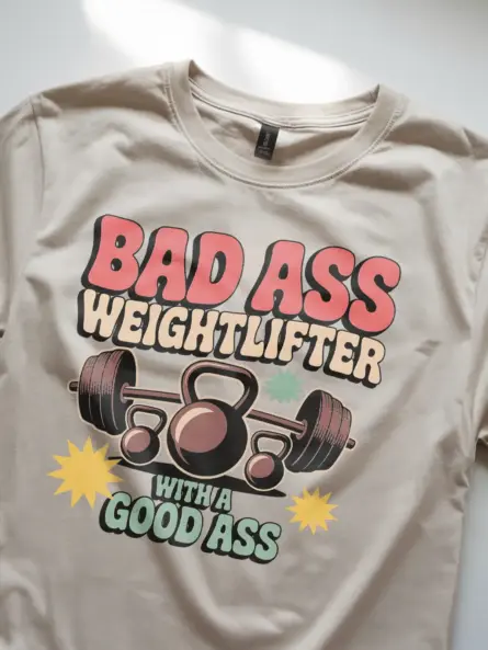 Retro Weightlifter T-Shirt – Funny 70s Gym Graphic for Fitness Lovers - Image 10