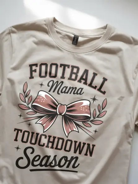 Stylish Football Mama T-Shirt for Game Day Wins - Image 9