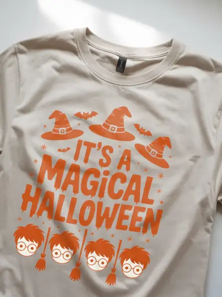 Whimsical Magical Halloween T-Shirt for Fantasy Fans - Image 2