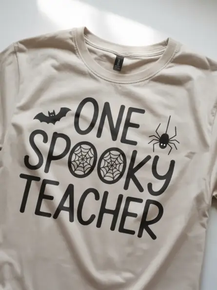 Adorable One Spooky Teacher Shirt – Halloween Tee for School Staff - Image 8