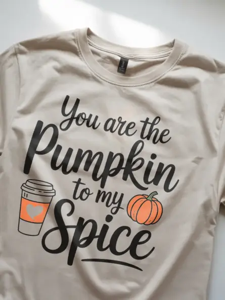 Pumpkin Spice Couple Shirt – Adorable Fall Tee for Partners - Image 8