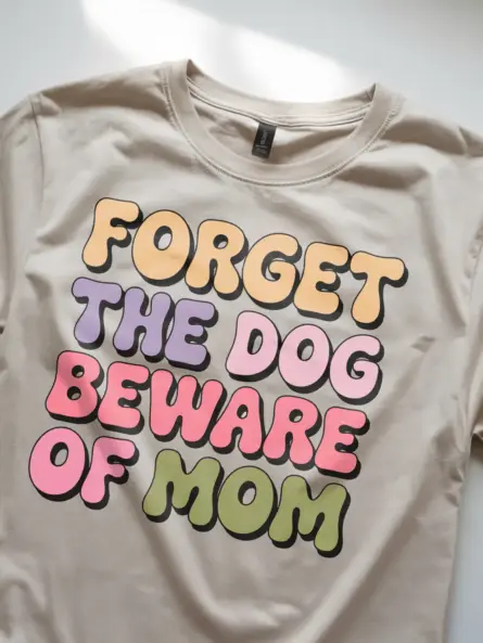 Funny Retro Beware of Dog Mom Shirt – Hilarious Gift for Pet Moms - Image 8