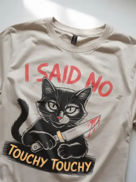 natural introvert cat shirt with bold message