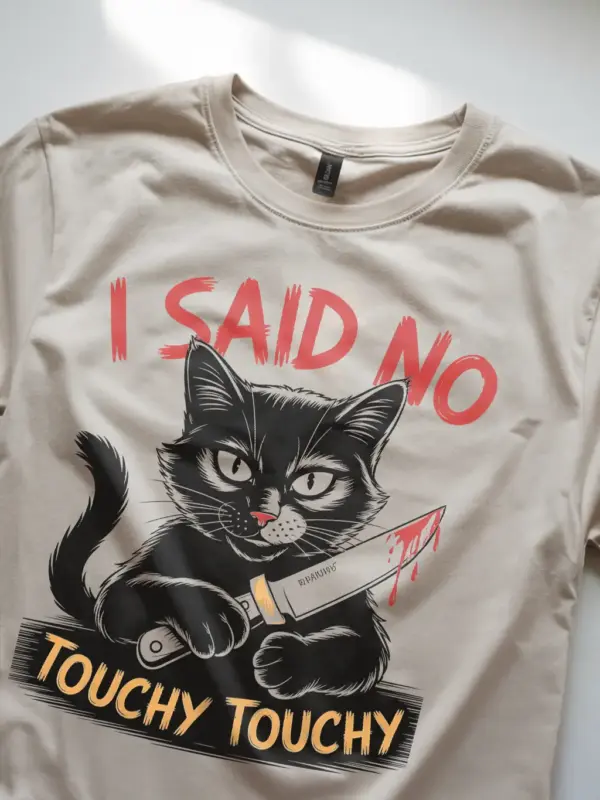 natural introvert cat shirt with bold message
