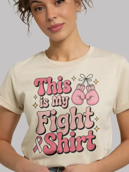 Empowering Breast Cancer Fight Shirt – “This Is My Fight Shirt” Design - Image 9