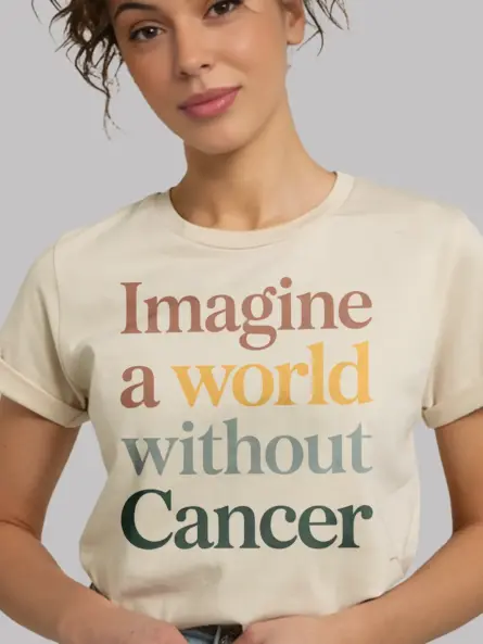 Imagine a World Without Cancer Shirt – Peaceful & Powerful Tee - Image 9