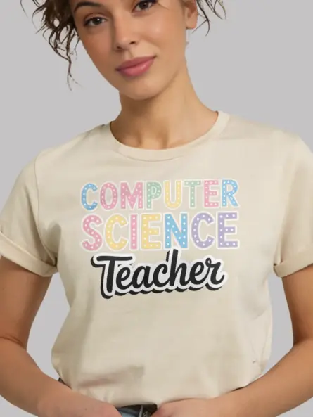 Computer Science Teacher Shirt – Pastel STEM Power Tee - Image 9