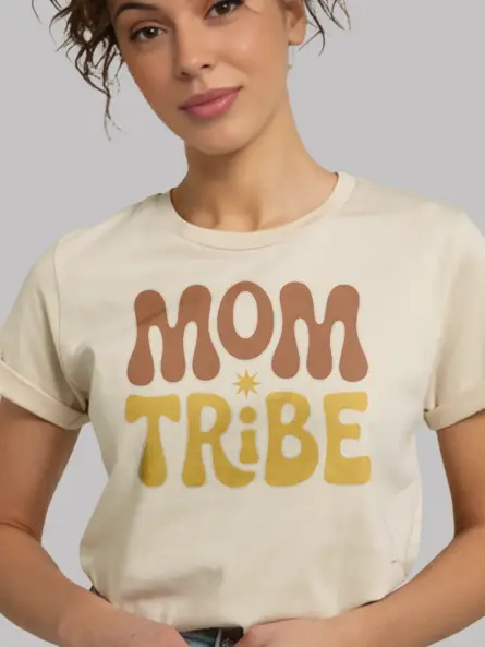 Retro Mom Tribe T-Shirt for Stylish Motherhood Groups - Image 9