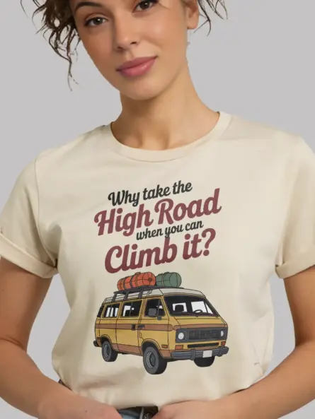 Retro Van Life Adventure T-Shirt - Image 9