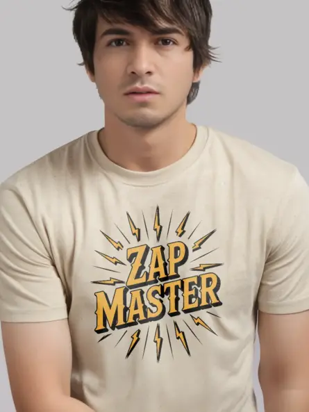 Master Electrician T-Shirt – Vintage Zap Master Graphic Tee - Image 12