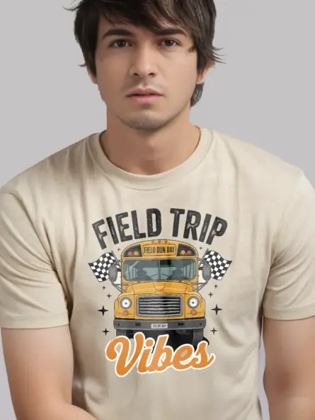 Field Trip Shirt – Vintage School Bus Vibes Tee for Teachers - Image 9