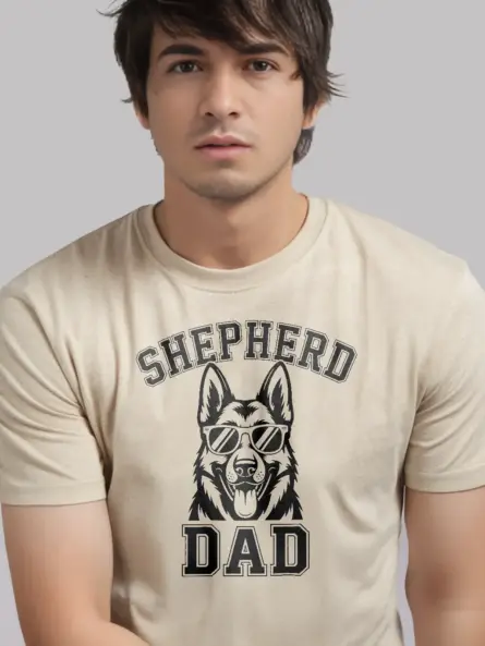 Bold German Shepherd Dad Shirt – Funny Dog Lover Gift Tee - Image 8
