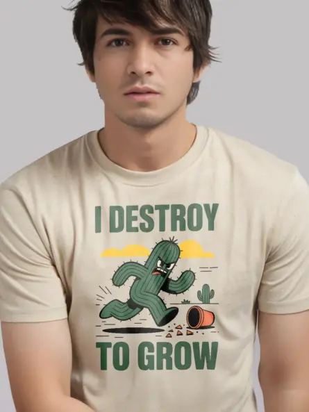 Growth Mindset Cactus T-Shirt for Mental Health Advocates - Image 9