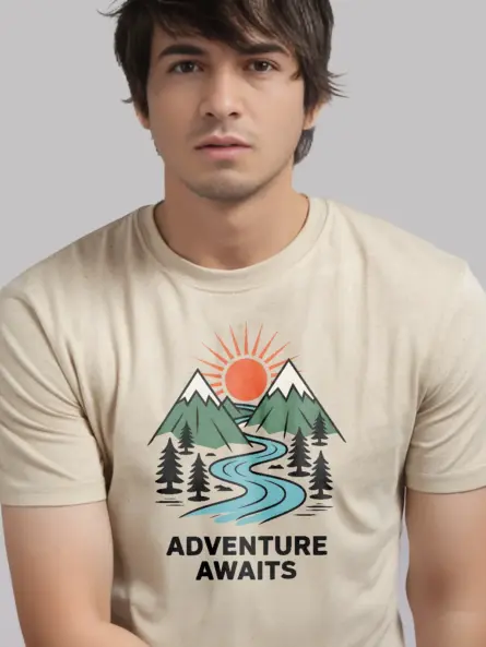 Retro Adventure Awaits T-Shirt for Outdoor Lovers - Image 9