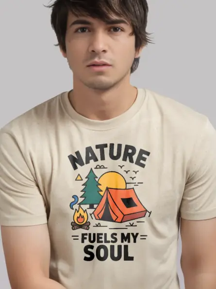 Retro Camping Nature Shirt “Nature Fuels My Soul” Design - Image 9