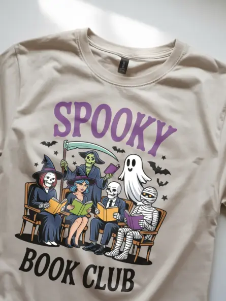 Legendary Spooky Book Club Shirt for Halloween - Image 5