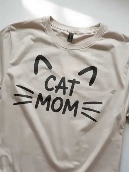 Minimalist Cat Mom T-Shirt – Cute Gift for Pet Lovers & Moms - Image 8