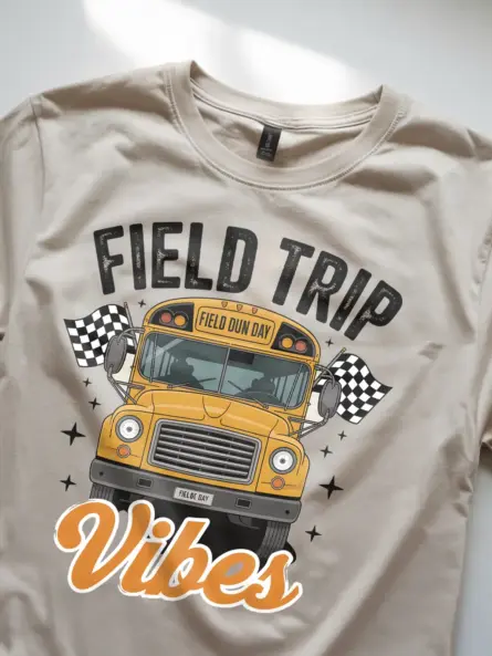 Field Trip Shirt – Vintage School Bus Vibes Tee for Teachers - Image 8