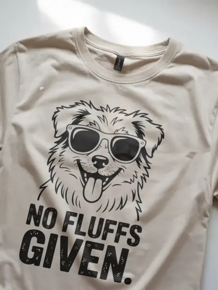 No Fluffs Given – Funny Dog Lover T-Shirt for Pet Parents - Image 9