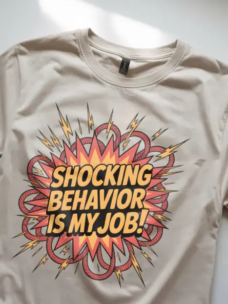 Funny Electrician Humor T-Shirt – Shocking Behavior Is My Job - Image 9