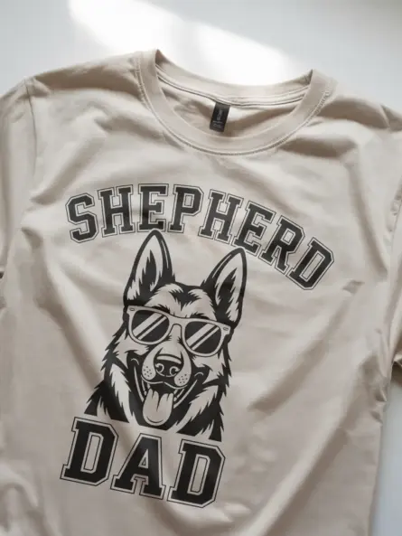 Bold German Shepherd Dad Shirt – Funny Dog Lover Gift Tee - Image 9