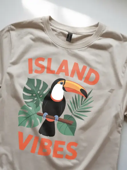 Island Vibes T-Shirt for Summer Vacation – Tropical Retro Tee - Image 8